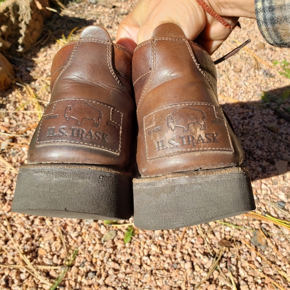 H.S Trask Shoes Hs Trask Bison Leather Boots Poshmark